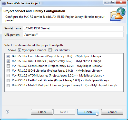 New REST Project - Library Selection