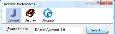 Setting up JSword in FireBible